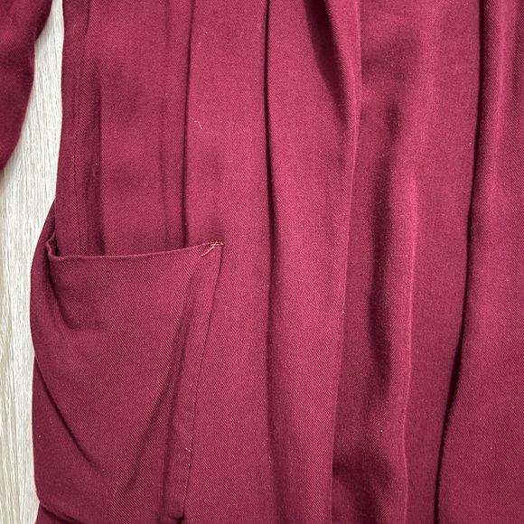 Aritzia Burgundy Blazer - Picture 2 of 2